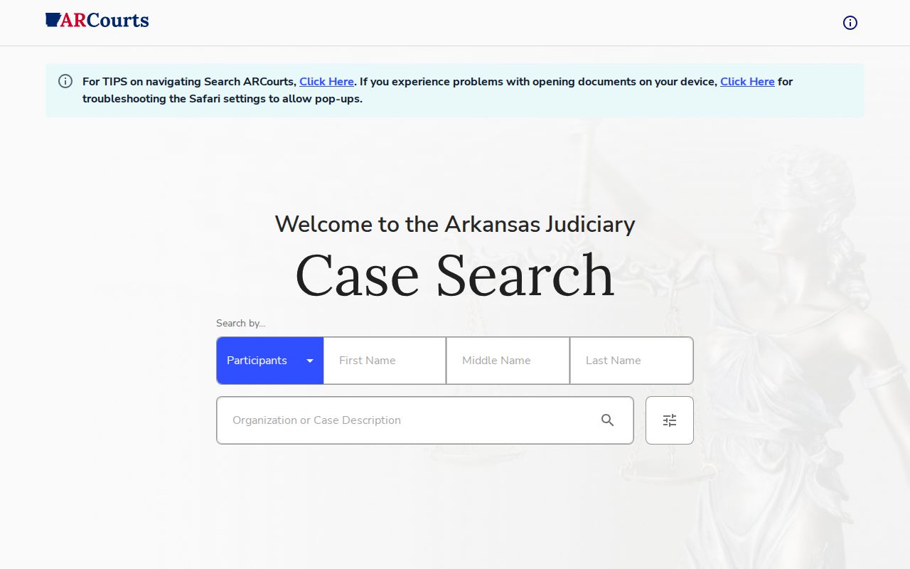 Union County warrant search portal fields